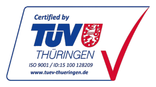 TÜV Thüringen ISO 9001 certification mark